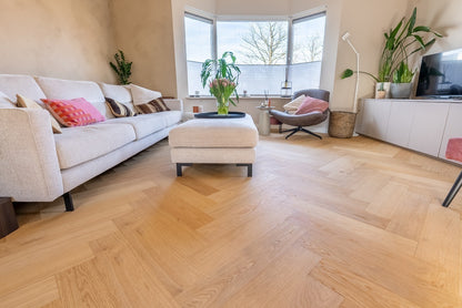 Floer Hybride Hout - Natuur Eiken Visgraat