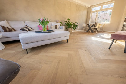 Floer Hybride Hout - Puur Eiken Visgraat