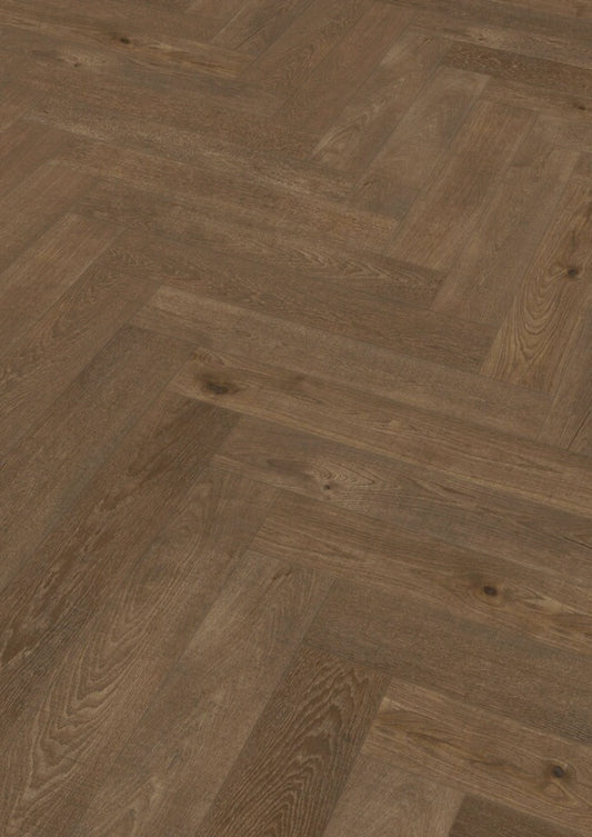 Floer Hybride Hout - Warmbruin Eiken Visgraat