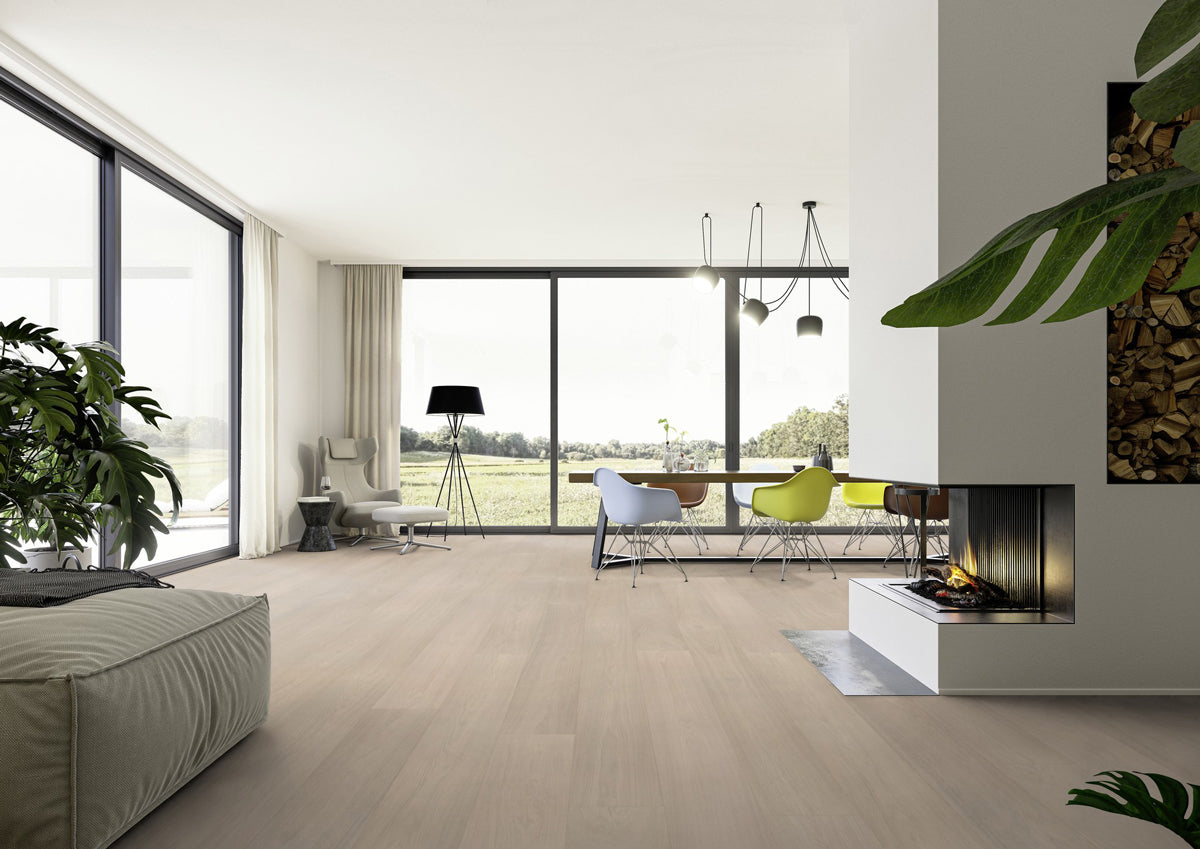 Floer Hybride Hout - Wit Eiken Subtiel