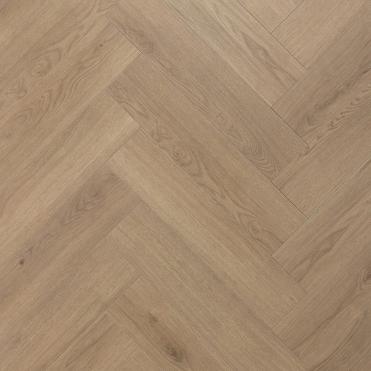 Floer Hybride Laminaat Visgraat - Grijsbeige Eiken