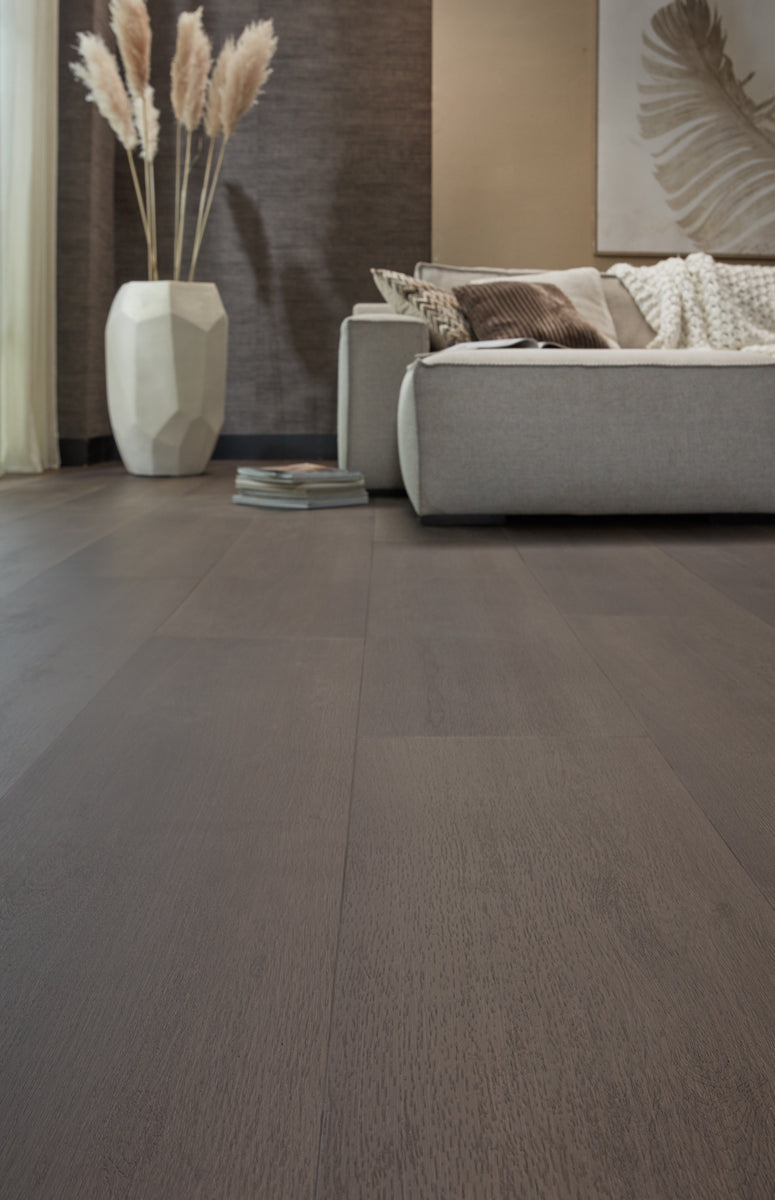 Floer Landhuis Click PVC - Donkere Eik