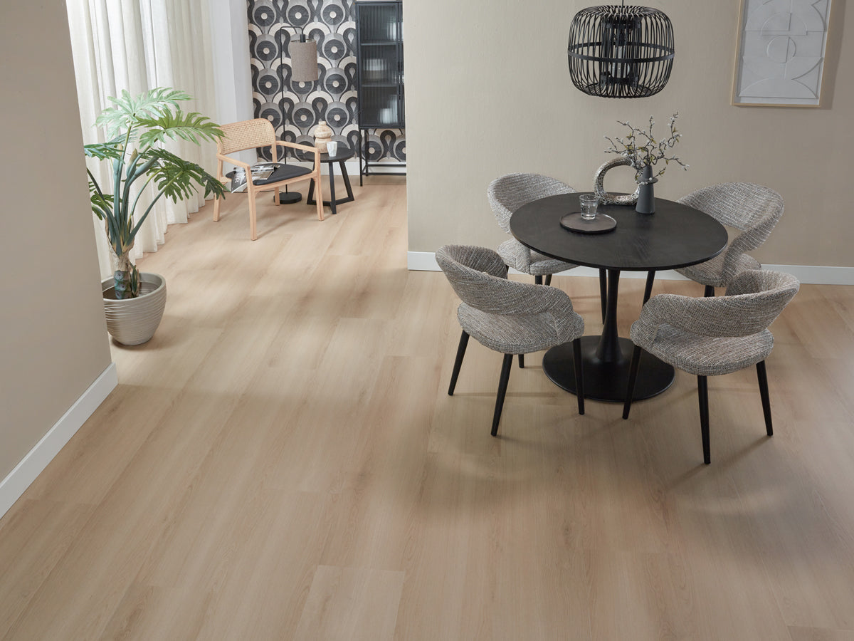 Floer Landhuis Click PVC - Lichtbruine Eik