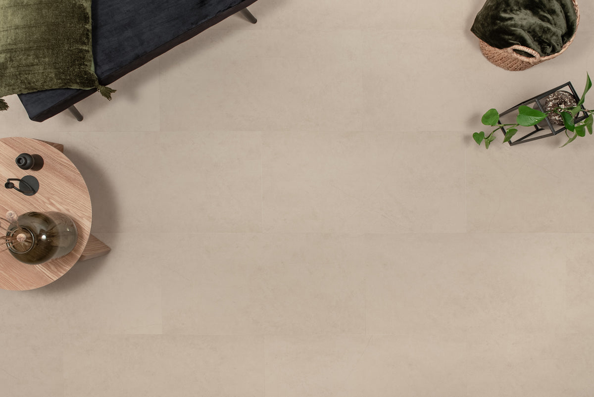 Floer Tegel Click PVC - Betonlook Beige