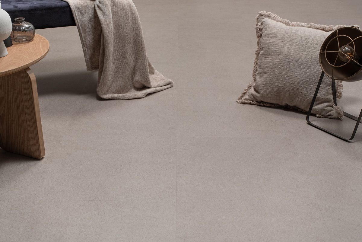 Floer Tegel Click PVC - Betonlook Greige