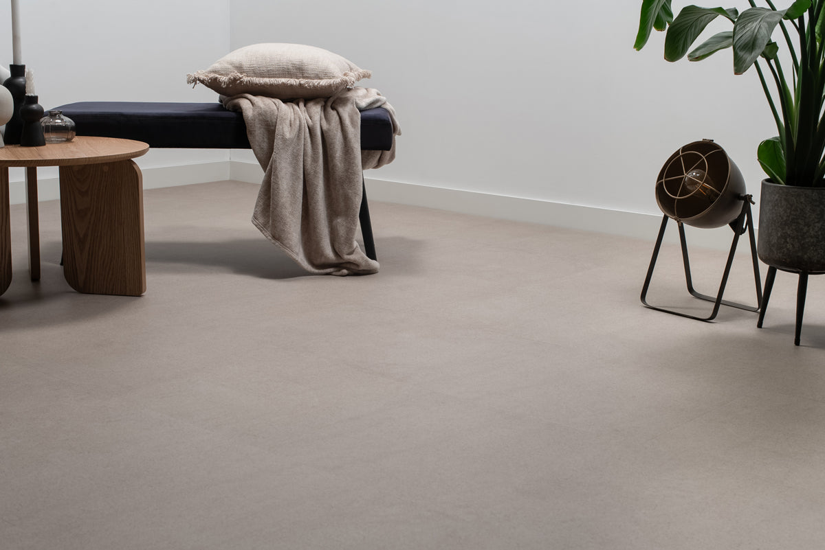 Floer Tegel Click PVC - Betonlook Greige