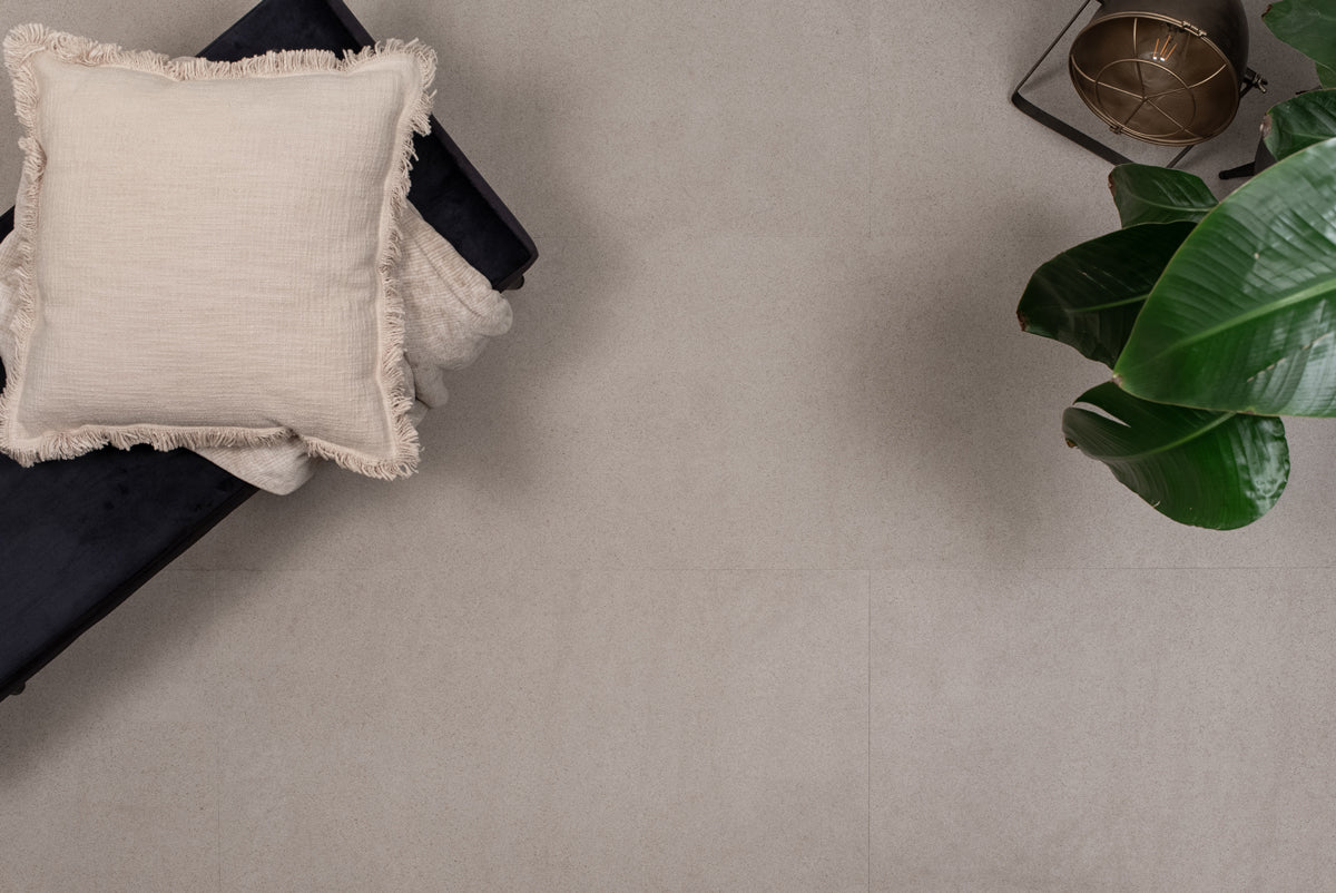 Floer Tegel Click PVC - Betonlook Greige