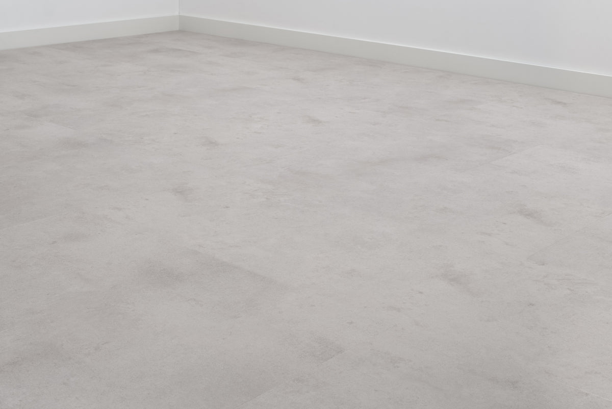 Floer Tegel Click PVC - Betonlook Lichtgrijs