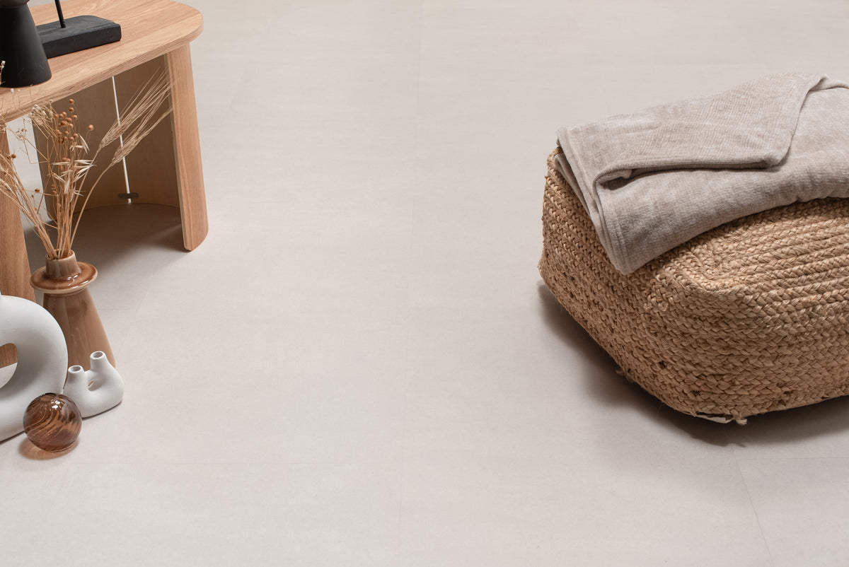 Floer Tegel Click PVC - Betonlook Zand