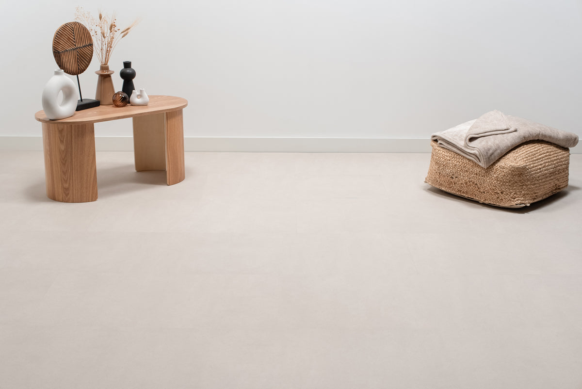 Floer Tegel Click PVC - Betonlook Zand