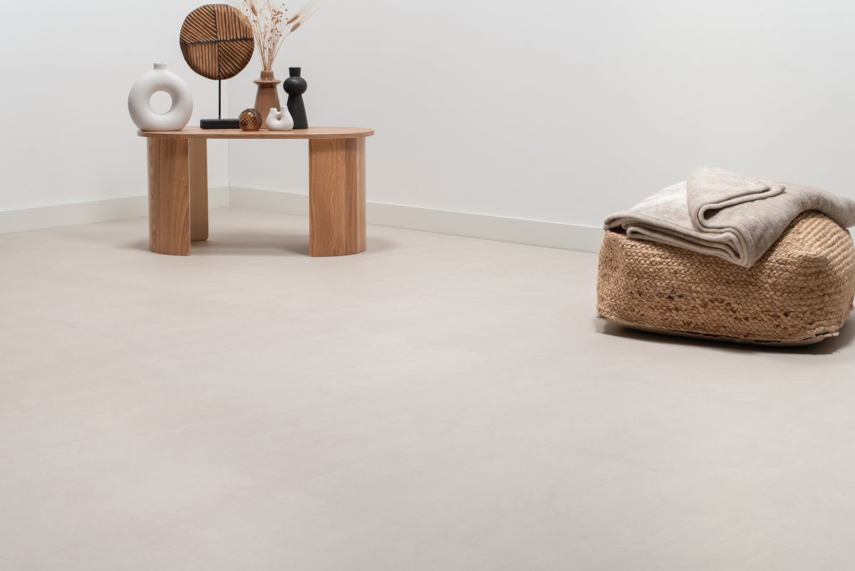 Floer Tegel Click PVC - Betonlook Zand