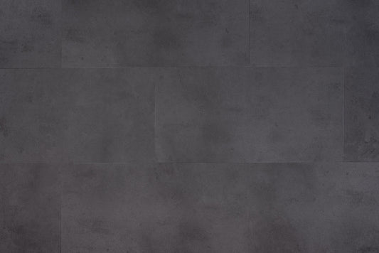 Floer Tegel Click PVC - Betonlook Zwart