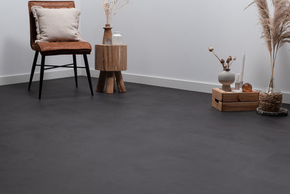 Floer Tegel Click PVC - Betonlook Zwart
