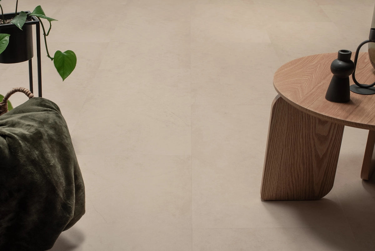 Floer Tegel PVC - Betonlook Beige