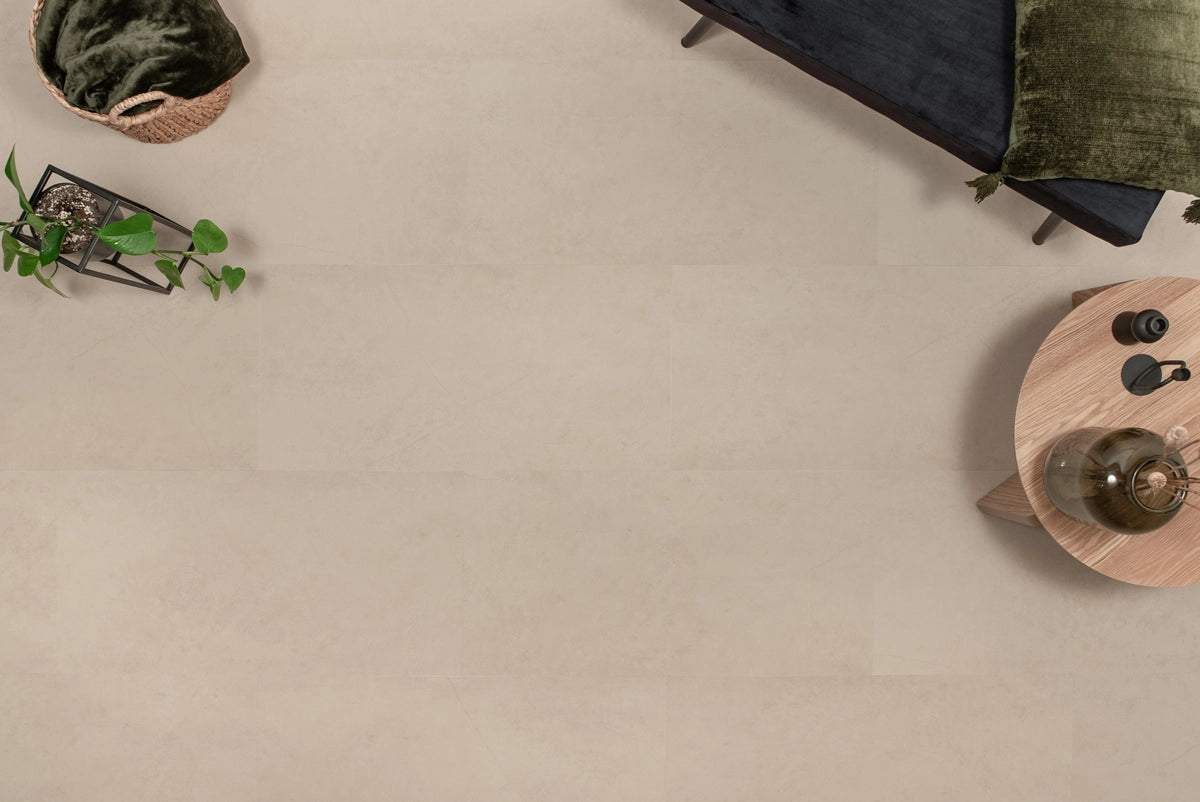 Floer Tegel PVC - Betonlook Beige
