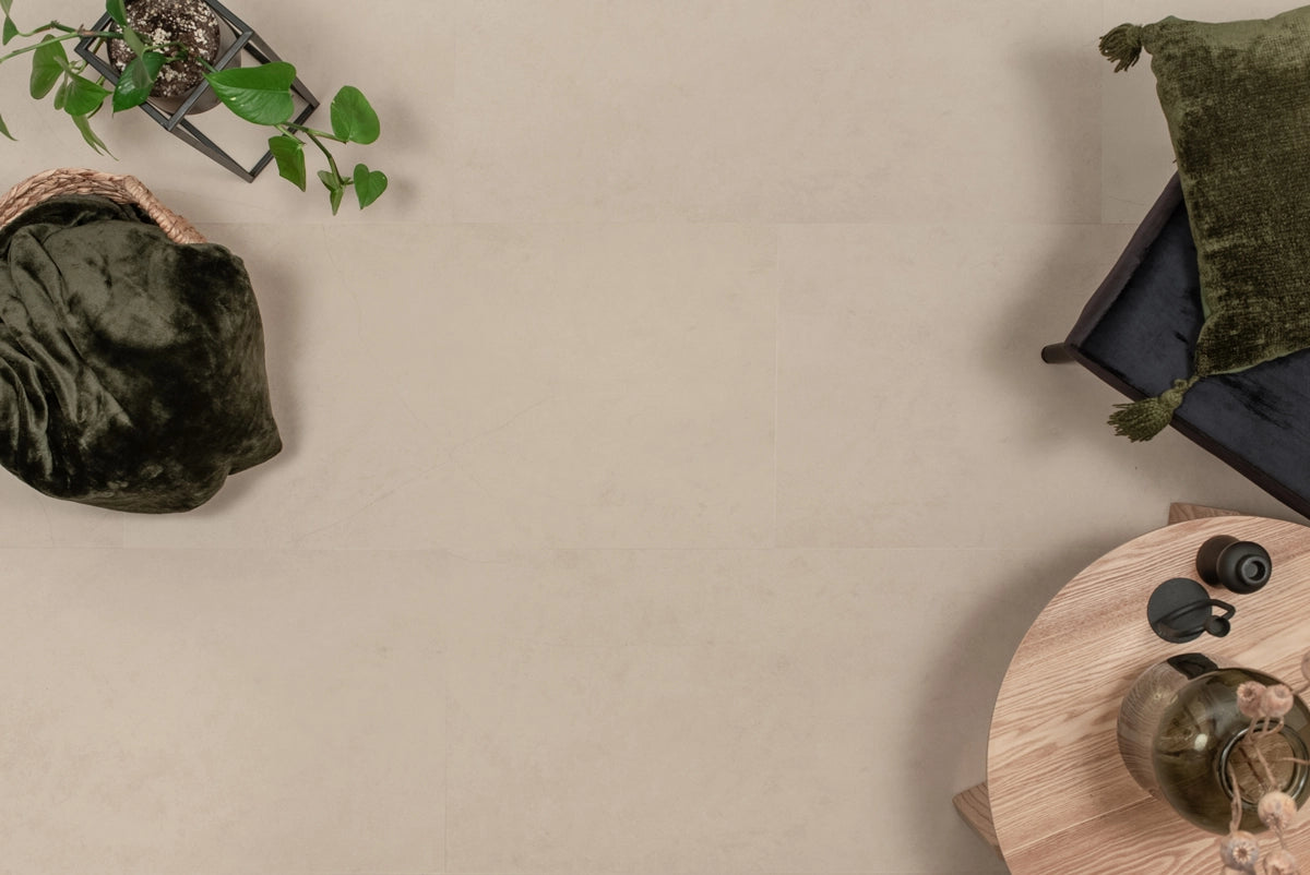 Floer Tegel PVC - Betonlook Beige