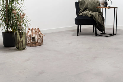 Floer Tegel PVC - Betonlook Lichtgrijs