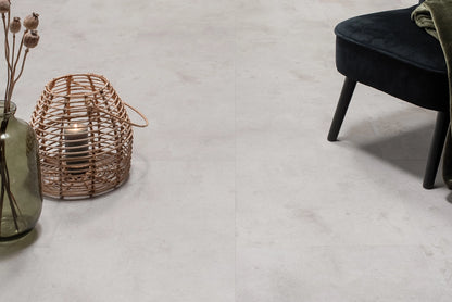 Floer Tegel PVC - Betonlook Lichtgrijs