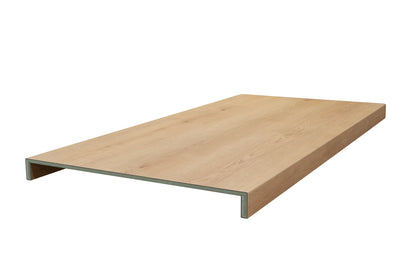Floer Trap Overzettreden - Bruin Eiken Dubbeltrede 138 cm