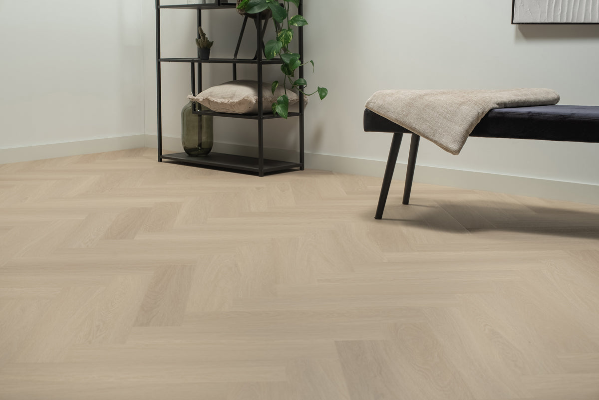 Floer Visgraat Click PVC - Beige Eiken - productfoto 6