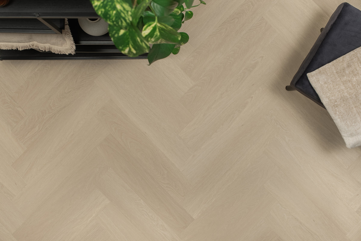 Floer Visgraat Click PVC - Beige Eiken - productfoto 3