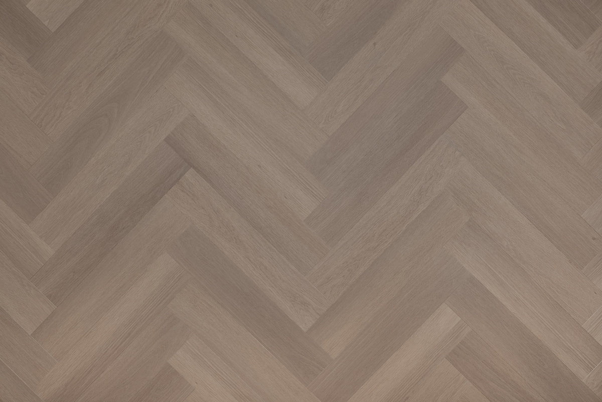 Floer Visgraat Click PVC - Greige Eiken bij Goud Vloeren Groningen