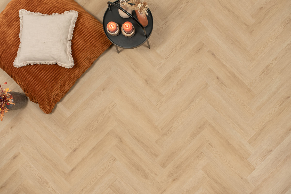 Floer Visgraat Click PVC - Natuur Eiken - productfoto 5