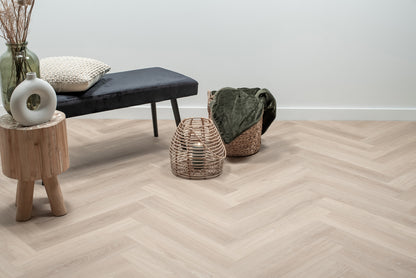 Floer Visgraat Click PVC - Puur Eiken - productfoto 7