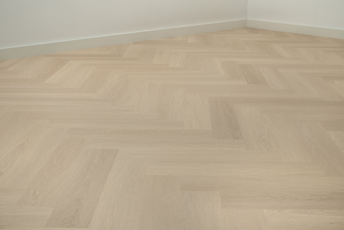 Floer Visgraat PVC - Beige Eiken