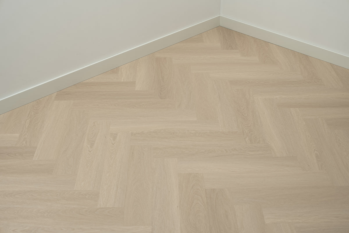 Floer Visgraat PVC - Beige Eiken