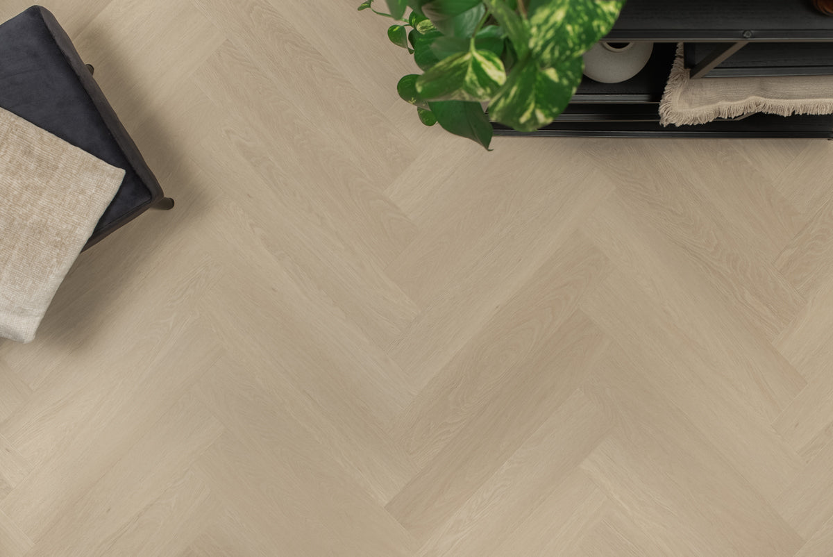 Floer Visgraat PVC - Beige Eiken