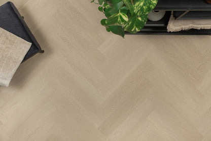 Floer Visgraat PVC - Beige Eiken