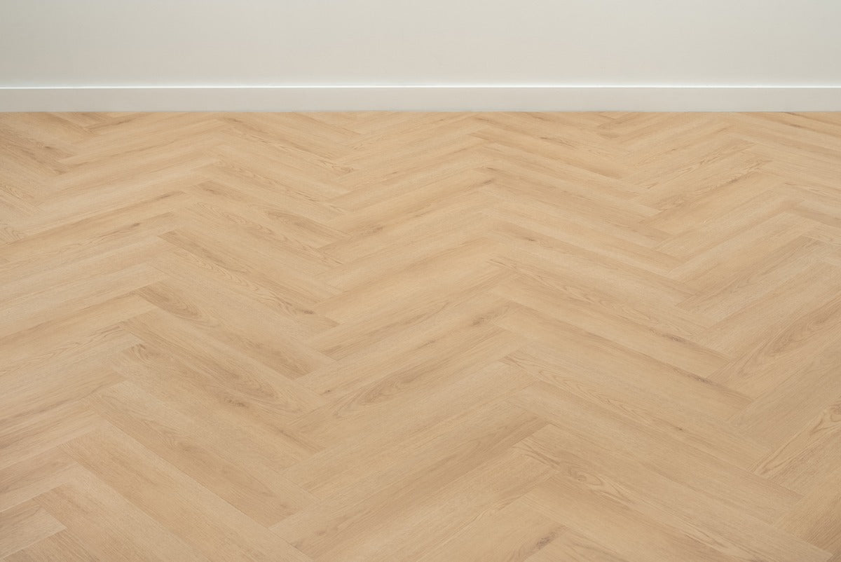 Floer Visgraat PVC - Natuur Eiken