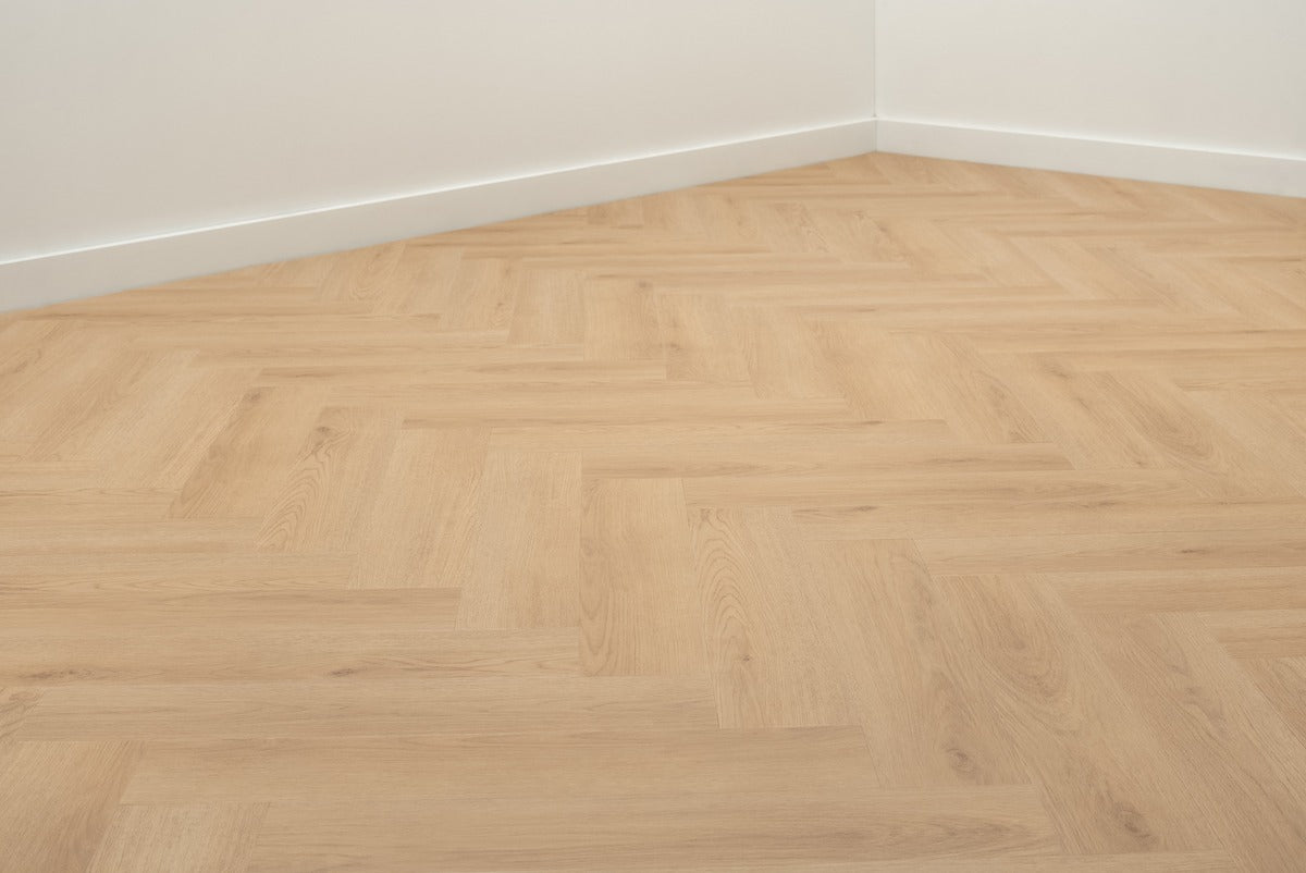 Floer Visgraat PVC - Natuur Eiken