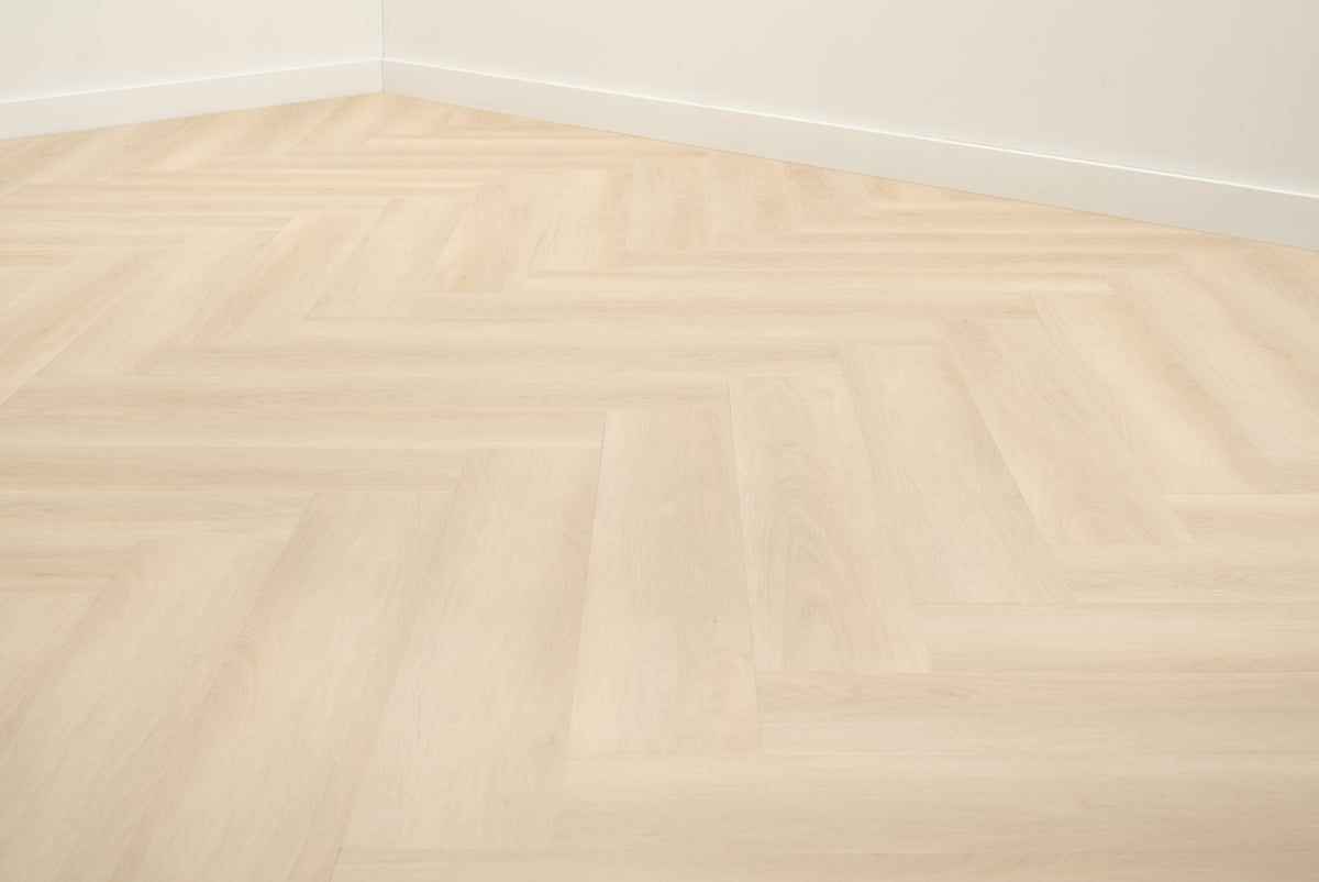 Floer Walvisgraat Click PVC – Balein Beige