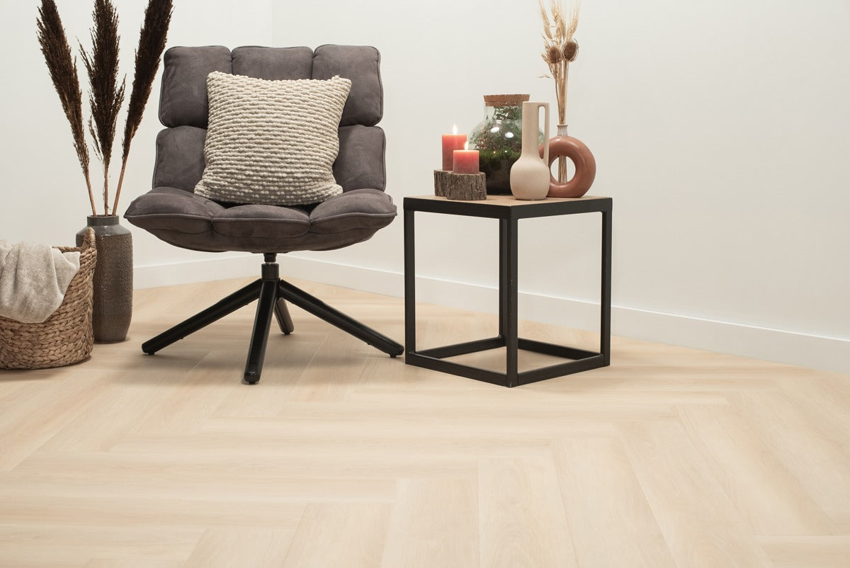 Floer Walvisgraat Click PVC – Balein Beige