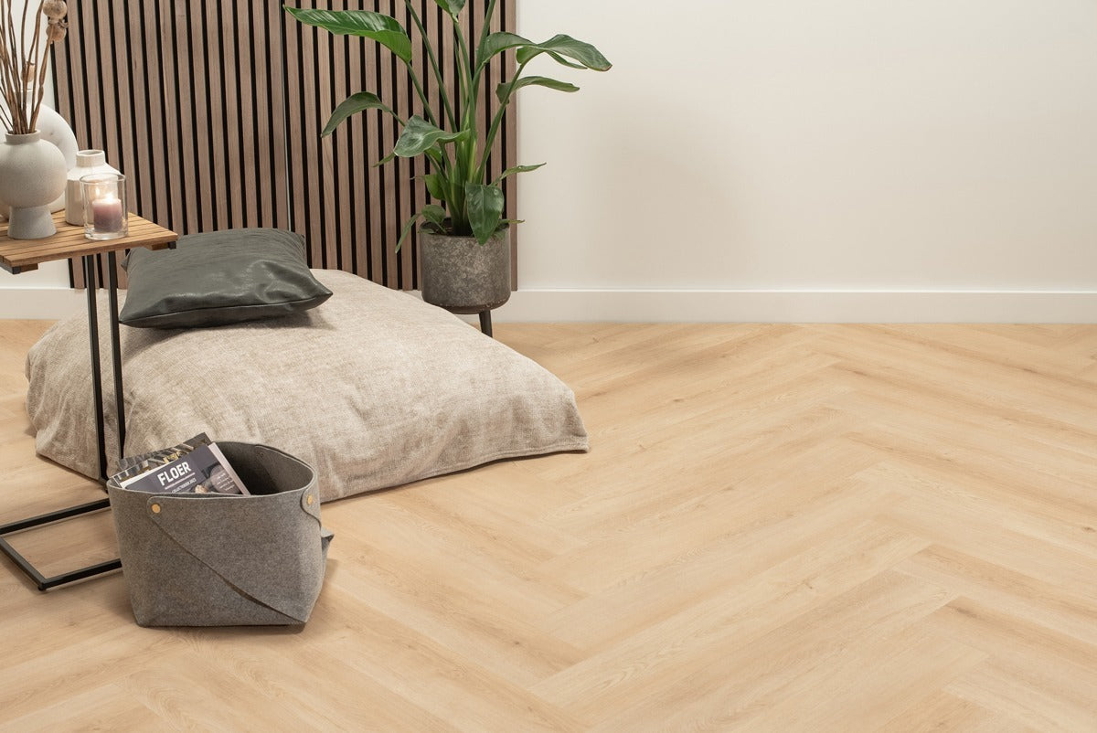 Floer Walvisgraat Click PVC – Cetus Crème