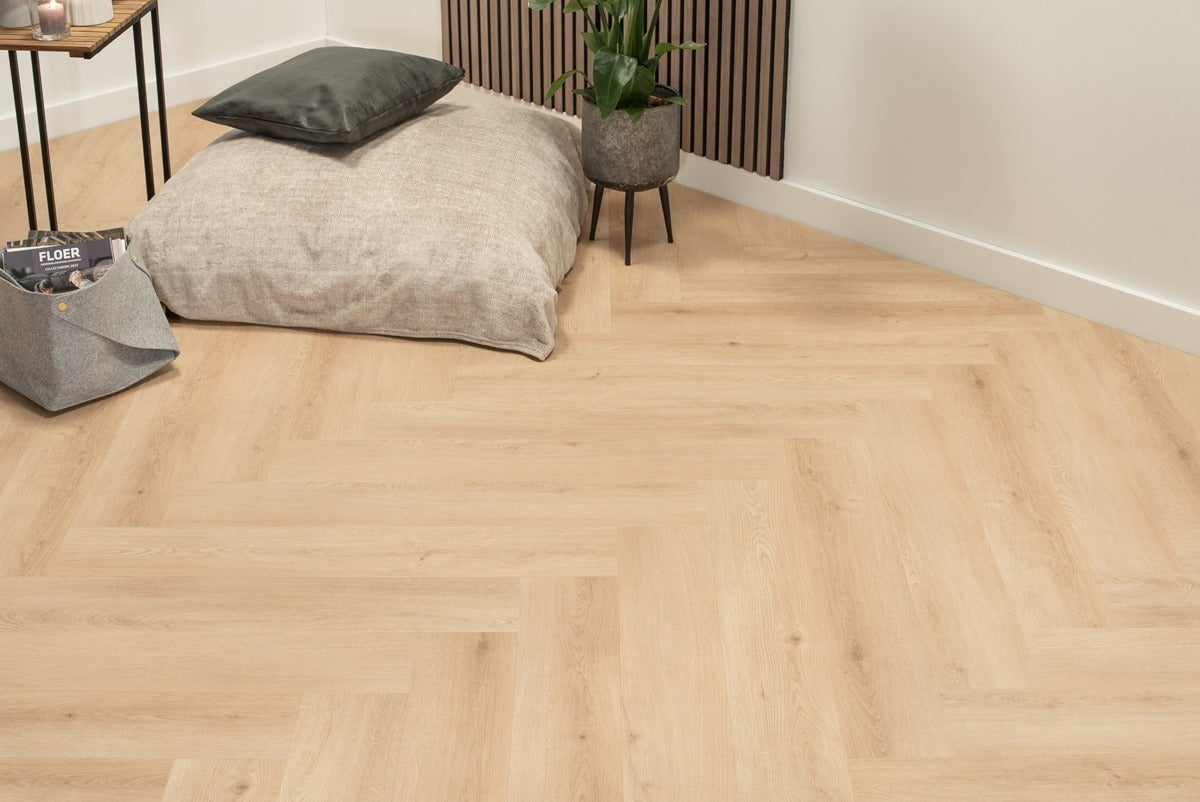 Floer Walvisgraat Click PVC – Cetus Crème