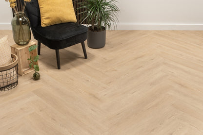 Floer Walvisgraat Click PVC - Gaia Grijsbeige - productfoto 18