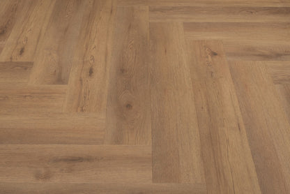 Floer Walvisgraat Click PVC - Narwal Nootbruin