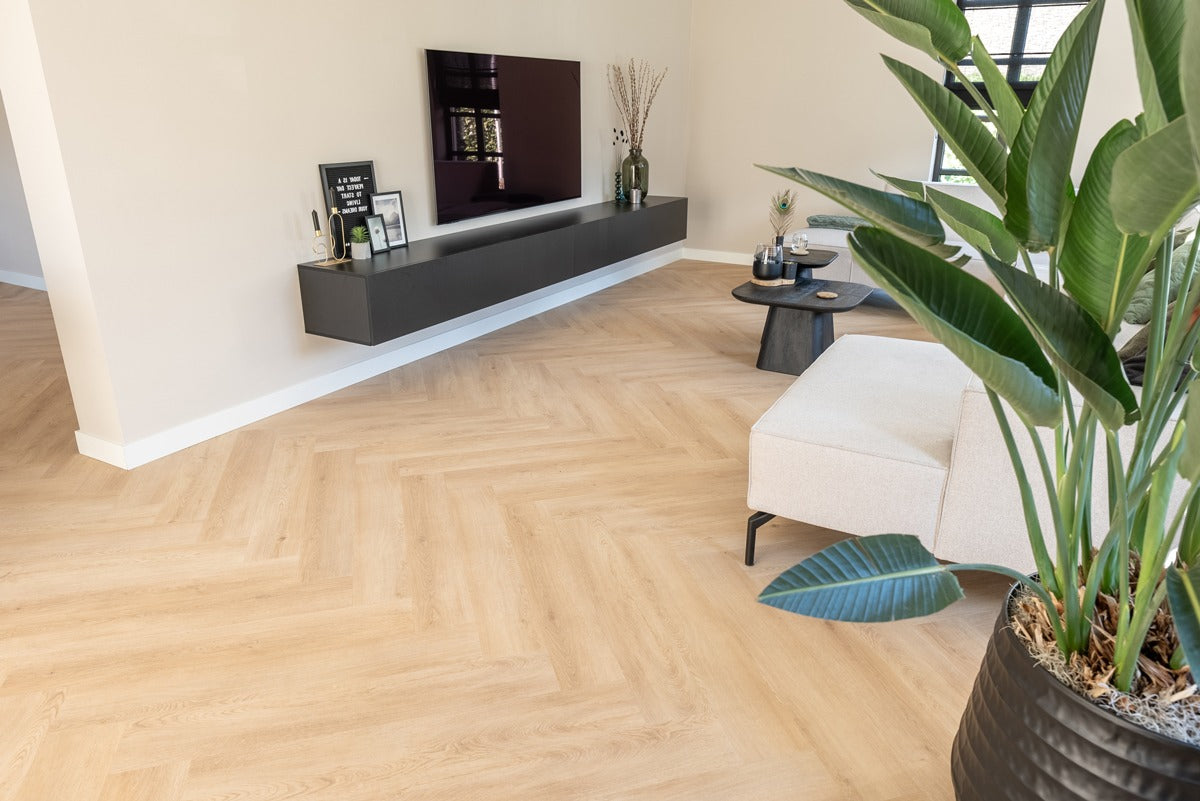 Floer Walvisgraat Click PVC – Cetus Crème