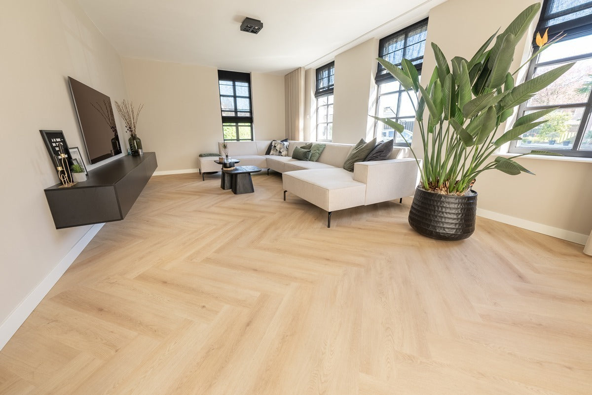 Floer Walvisgraat Click PVC – Cetus Crème