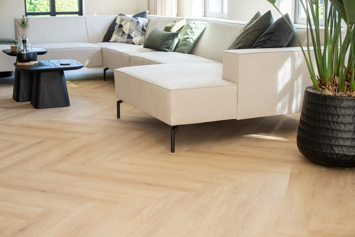 Floer Walvisgraat Click PVC – Cetus Crème