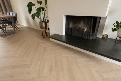 Floer Walvisgraat Click PVC - Gaia Grijsbeige - productfoto 7