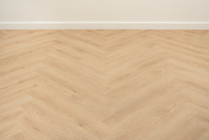 Floer Walvisgraat PVC - Bryde Bruin