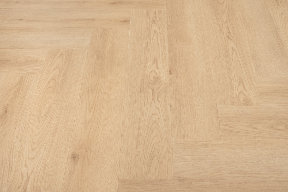 Floer Walvisgraat PVC - Bryde Bruin