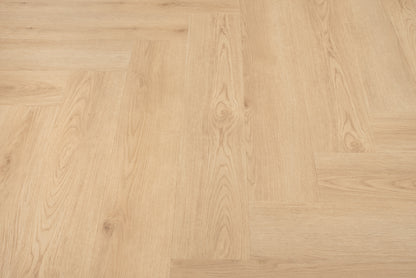 Floer Walvisgraat PVC - Bryde Bruin