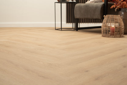 Floer Walvisgraat PVC - Bryde Bruin