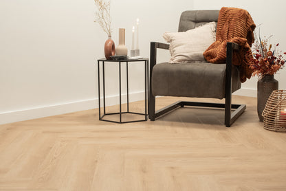 Floer Walvisgraat PVC - Bryde Bruin