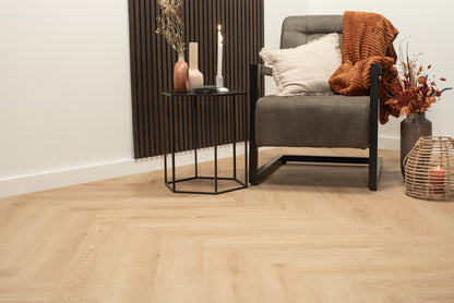 Floer Walvisgraat PVC - Bryde Bruin